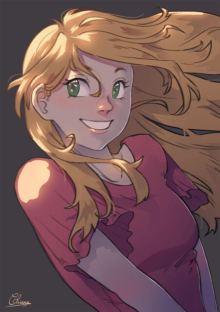 A gust of happiness